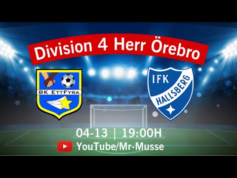 BK Ett Fyra  &  IFK Hallsberg | Division 4 Herr Örebro | Sweden Örebro | 2025-04-13 | 1-1