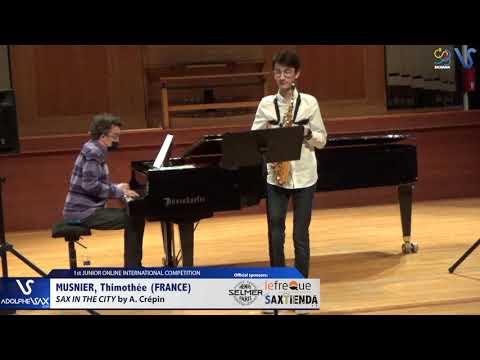 Thimotheé Musnier - Sax in the city by Alain Crepin