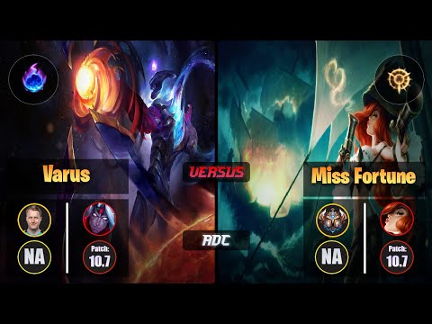 Zven VARUS (ADC) [Arcane Comet] VS MISS FORTUNE - Challenger NA Patch 10.7
