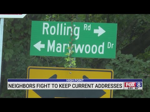 High Point neighbors fight to keep current addresses