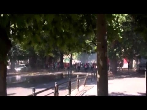 A1 Report - Protestat e dhunshme në Shkup Ndërkombëtarët apel për qetësi