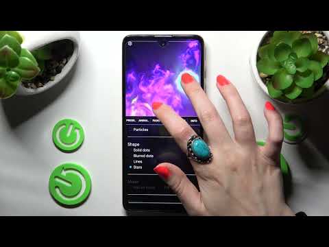 How to Download and Install Live Wallpapers on the MOTOROLA Moto E40 - Magic Fluids App