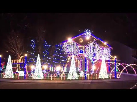 Cadger Dubstep Christmas Light Show 2015 - Carol of The Centipede
