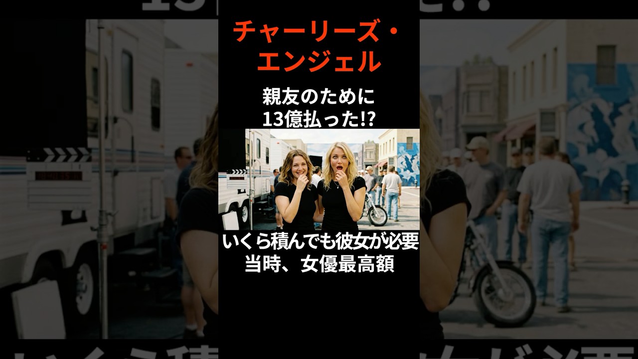 『チャーリーズ・エンジェル』ハリウッド史上最高額！13億円の笑顔！キャメロン・ディアスのギャラが伝説になった日#film #movie #映画 #トリビア #雑学 #shorts