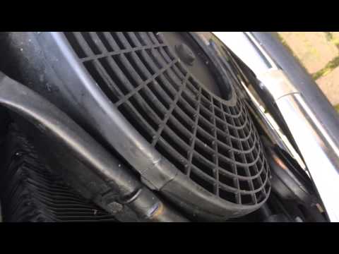 Testing the ac fan and wirering. Mercedes w114