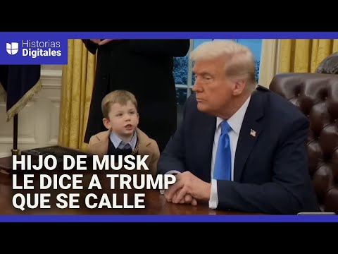 "I want you to shut up": Viral video of Musk's son speaking to Trump