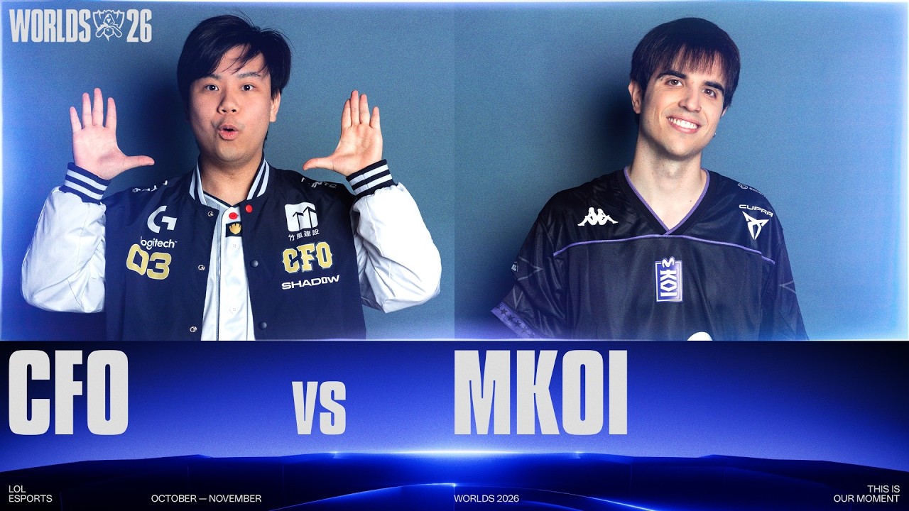 Vídeo: 🎬 MKOI vs. CFO | WORLDS 2026 | Swiss Stage | Day 06