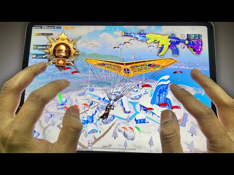 120 FPS 6 Finger Full Gyro BEAST on iPad Pro 🤯🔥 Solo Rush Handcam OP!