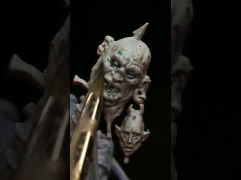 Grimdark Flesh Recipe || How to Paint Mottled Flesh for Warhammer