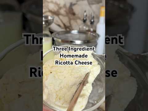 How to Make Homemade Ricotta Cheese with Just 3 Ingredients (Budget-Friendly Recipe)