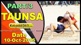 (1) Taunsa (Nawanshahr) Kabaddi Tournament 10 Oct 2015