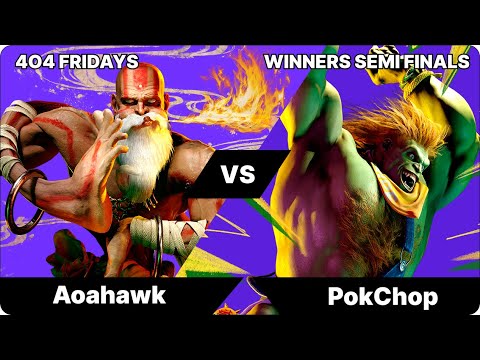 4o4 Fridays SF6 - Aoahawk(Dhalsim) vs Pokchop(Blanka)