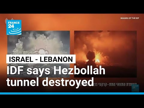 Israel says detonates Hezbollah tunnel, strikes south Lebanon