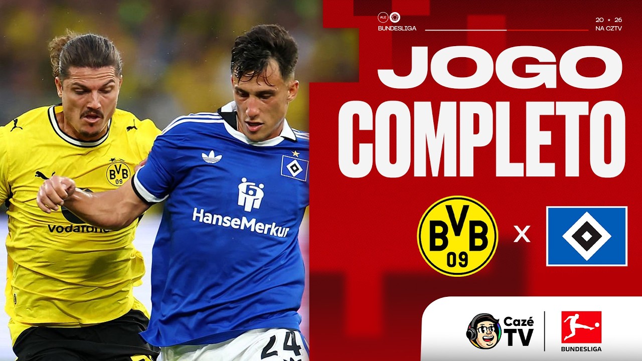 JOGO COMPLETO: BORUSSIA DORTMUND X HAMBURGO | BUNDESLIGA 26/27 | 1ª RODADA