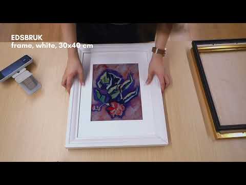 How the BLOOMIN8 Colour E-Ink Canvas Fits into IKEA Frames.