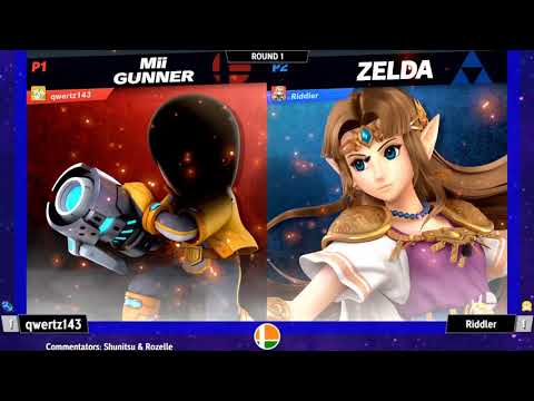 qwertz143 (Kirby/Mii Gunner) vs Riddler (Corrin/Zelda) - SSB India February 2