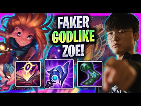 FAKER IS A GOD WITH ZOE MID! - T1 Faker Plays Zoe Mid vs Fizz! | Season 2023