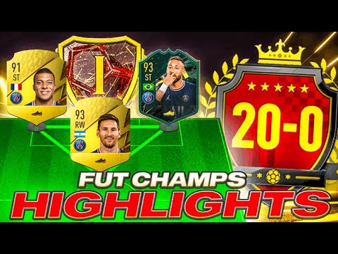 FIFA 22 - 20-0 FUT CHAMPS HIGHLIGHTS