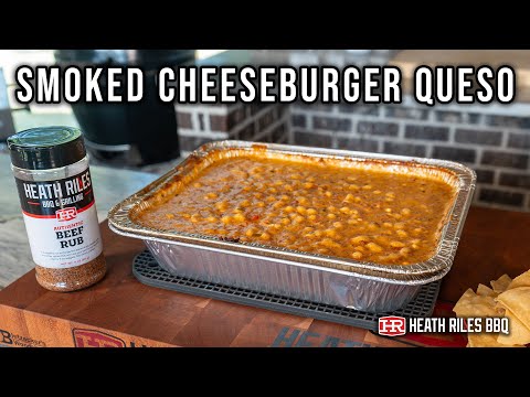 Smoked Cheeseburger Queso on the Traeger Ironwood XL