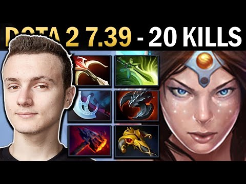 Mirana Gameplay Miracle with 20 Kills and Giants - Dota 7.39