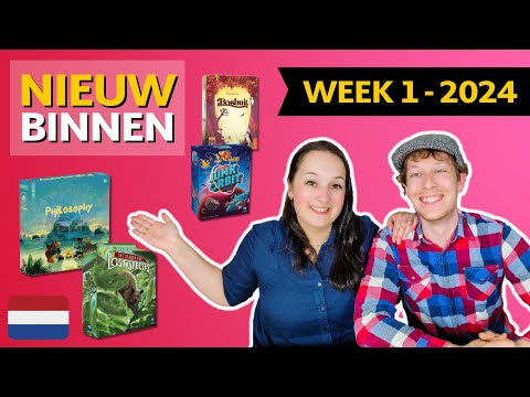 Nieuw binnengekomen bordspellen! - Week 1, 2024