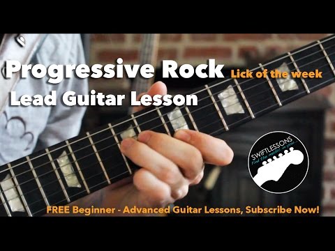 Lead Guitar Soloing Lesson - Progressive Minor Blues/Rock Lick of the Week
