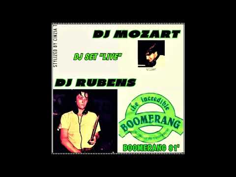 DJ MOZART&DJ RUBENS@DJ SET "LIVE" 1981 c/o BOOMERANG CLUB (Calcinelli PU) (Video by Cinzia T.)