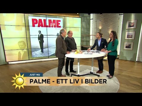 Här är de okända bilderna på Olof Palme  - Nyhetsmorgon (TV4)
