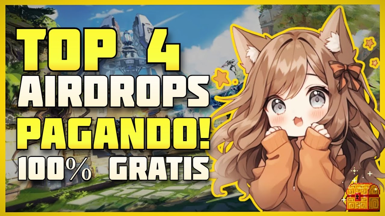 TOP 4 - MELHORES AIRDROPS JOGOS NFTS PAGANDO GRATUITO