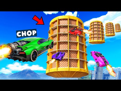 GTA 5 CHOP AND FROSTY ENTER THE CYLINDER MYSTERY BOX