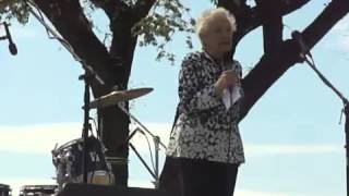 Dorli Rainey speaks eloquently at Occupy Hanford 