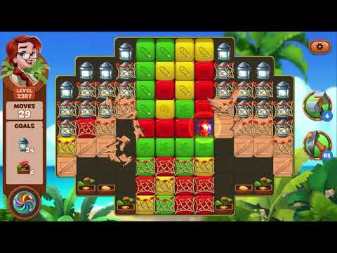 Lost Island Blast Adventure Level 2387 NO BOOSTERS - A S GAMING ✔️