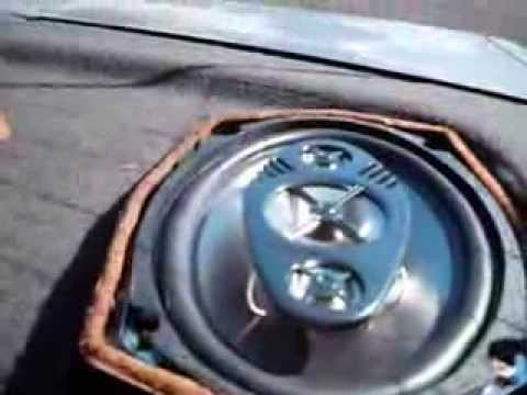 Boss Audio 6x9 vs Stock speaker test Comparison