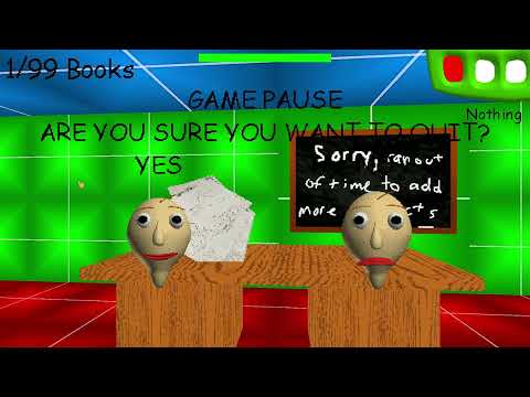 Baldi's Basics in Education and Unused Content