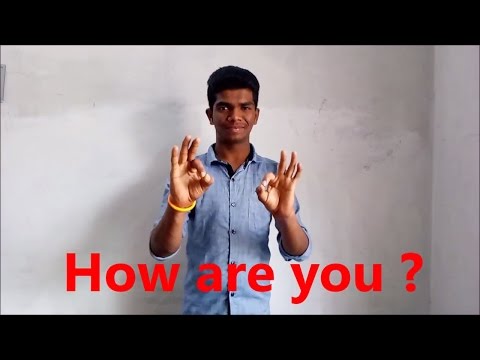 Learn Indian Sign Language - lesson 5 (Greetings)