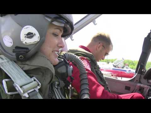 Snowbirds Flight with Heather Butts