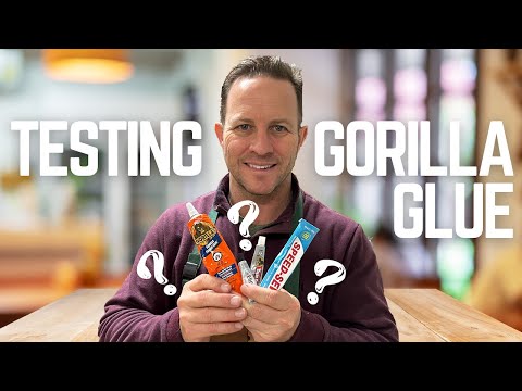 Gorilla Glue Strength Test — Fabric glue and Clear Grip