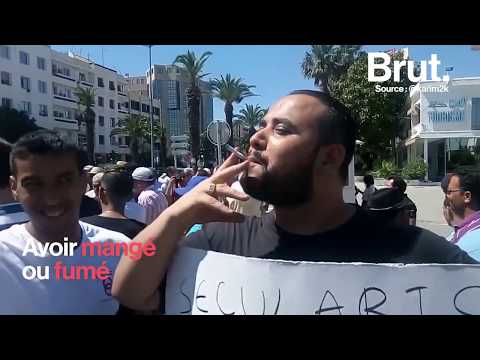 Des tunisiens veulent manger et boire en public pendant le ramadan