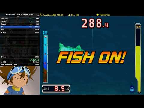 Fisherman's Bait 2: Big Ol' Bass - Any% Speedrun in 28:00 (Current World Record)