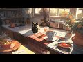 Lofi With My Cat || Cat & Peaceful Breakfast 😸🥞☕Early morning vibes ~ Lofi Music 🎶🌟Have a good day