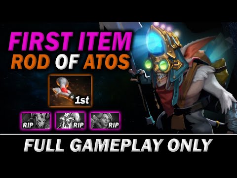 WR, Riki, Void Spirit Deleted! 1st item ATOS to catch slippery heroes  - Full Gameplay Meepo #420