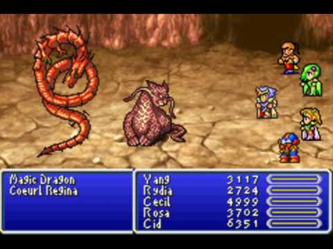 [GBA] Final Fantasy IV Advance (part 37 - More Floors of Lunar Ruins)