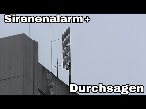 Sirenenalarm und Durchsagen in Koblenz - Inbetriebnahme des neuen Sirenennetzes [Warntag 10.11.]