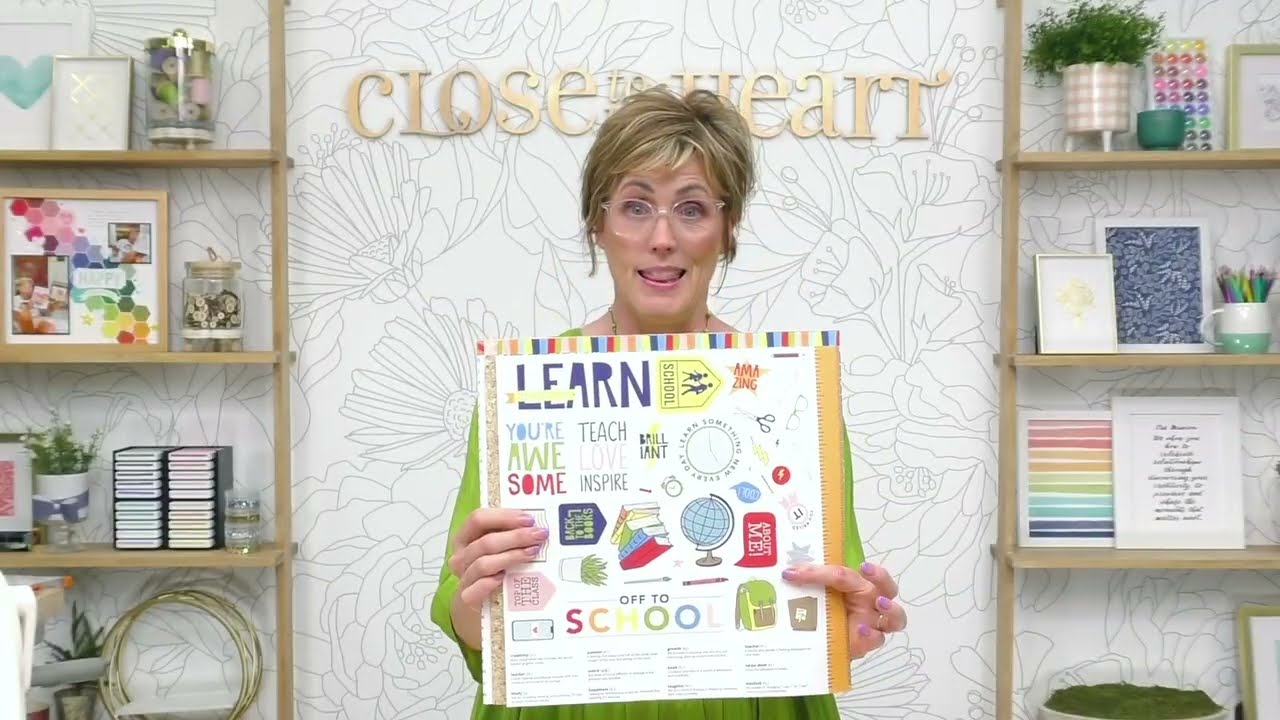 Genius Way To Scrapbook Your Children's School Work Through The Years - With Stacy Julian