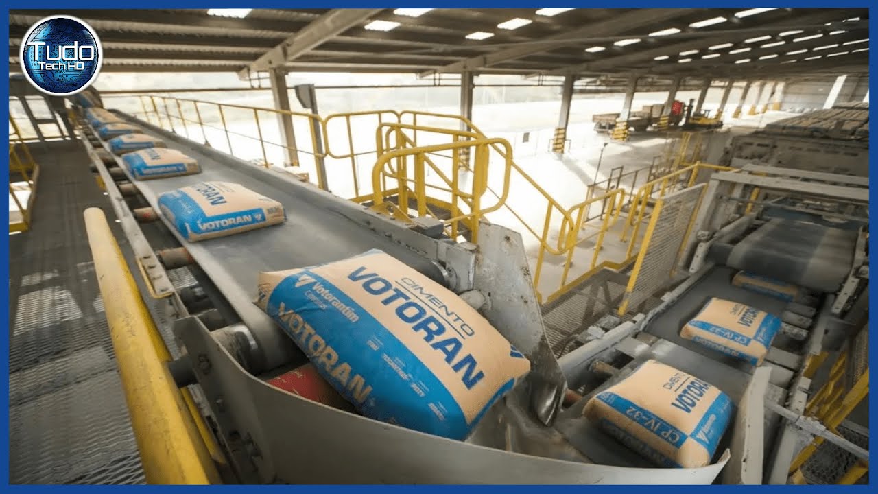 How Cement is Made. Amazing Industrial Process of Cement/Concrete Manufacturing. All Tech HD
