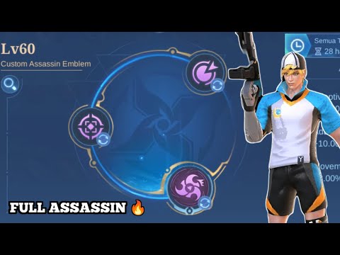 CLINT NEW BEST REVAMPED EMBLEM FULL ASSASSIN ! CLINT BEST BUILD & EMBLEM 2023 - Mobile Legends