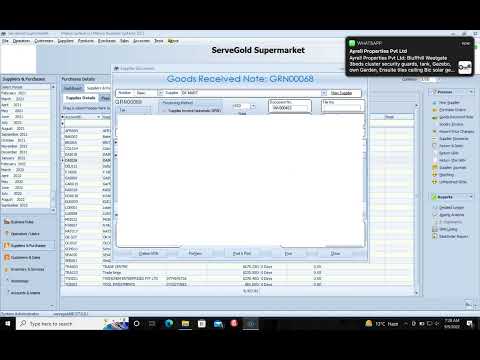 Melivo: How to Receive Stock via Goods Received Note