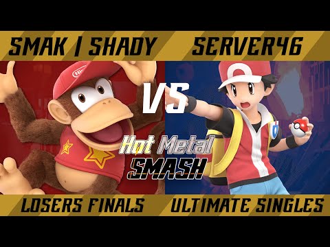 Hot Metal Smash #11 Losers Finals - SMAK | Shady (Diddy Kong) vs. Server46 (PKMN Trainer) - SSBU