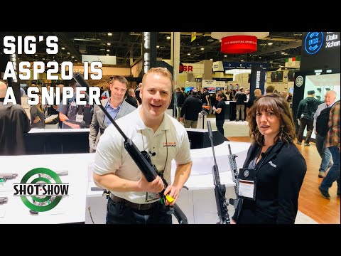 The NEWEST Sig Sauer Airguns: The ASP20 Is A SNIPER! SHOT SHOW 2020