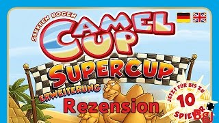 [Rezension] Camel Up: Supercup - Erweiterung - Pegasus Spiele - Brettspiel